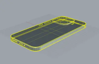 小米xiaomi 17T,小米17T手机3D模型