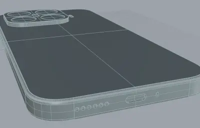 小米xiaomi 17T,小米17T手机3D模型