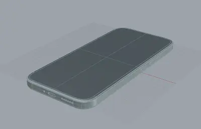 小米xiaomi 17T,小米17T手机3D模型