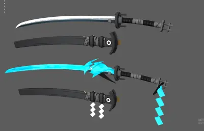 宝刀 机械武士刀 武器道具
