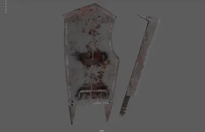 砍刀长刀+盾牌武器 游戏装备