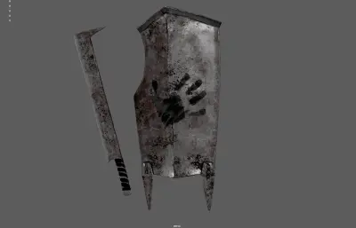砍刀长刀+盾牌武器 游戏装备