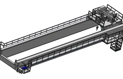 50-5吨吊车solidworks模型