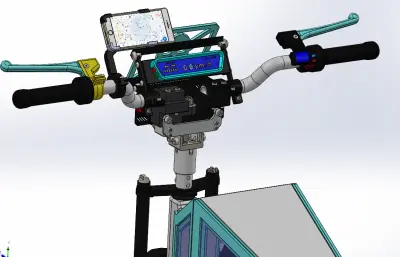 越野摩托车solidworks模型