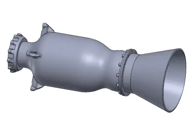 火箭引擎solidworks模型