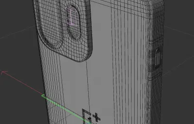 oppo一加 15T手机外壳c4d,keyshot模型