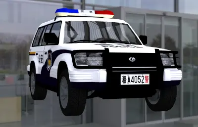 长丰猎豹SUV 公安警车max模型