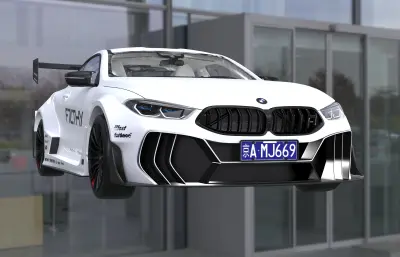 宝马M8赛道版宽体跑车