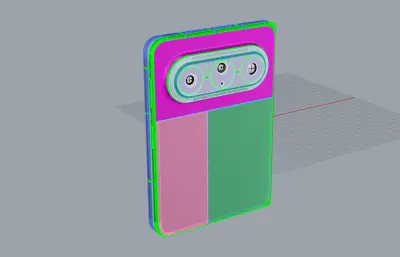 HUAWEI Pura X Max外观模型,c4d,3dm,stp多格式