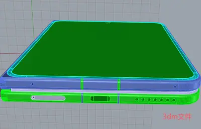 HUAWEI Pura X Max外观模型,c4d,3dm,stp多格式