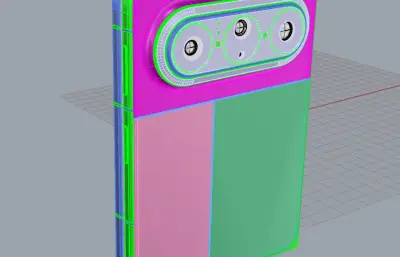 HUAWEI Pura X Max外观模型,c4d,3dm,stp多格式