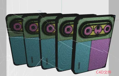 HUAWEI Pura X Max外观模型,c4d,3dm,stp多格式