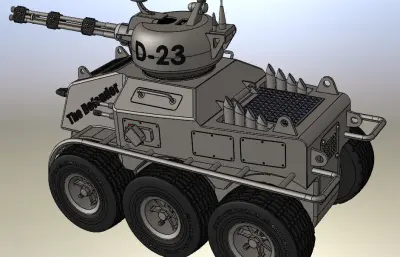 后卫HDR-D23型车 坦克