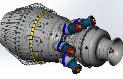 汽轮机solidworks模型