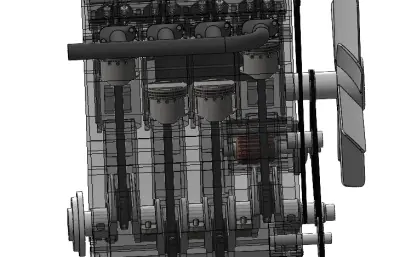 内燃机solidworks模型