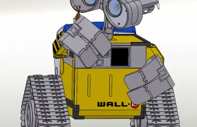 机器人瓦力solidworks模型