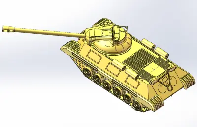 前苏联is-3坦模型