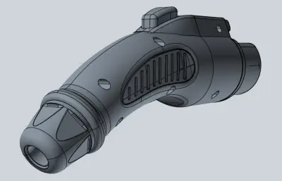 电动汽车充电头模型