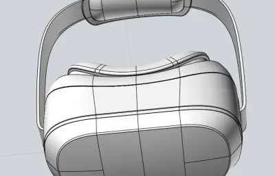 VR眼镜简易stp模型