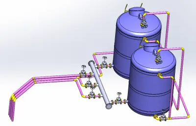 屋顶水箱solidworks模型
