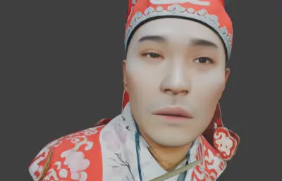江南才子头雕 古代人物头雕