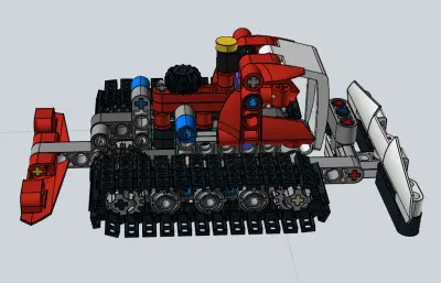 42148Dameuse扫雪车拼装模型