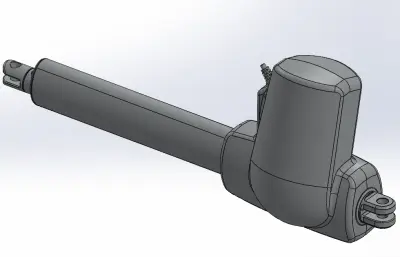 电动推杆模型