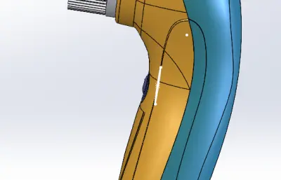 洁面仪solidworks模型
