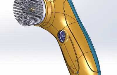 洁面仪solidworks模型