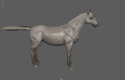 白马 骏马 千里马塌陷模型