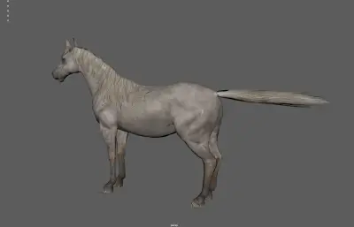 白马 骏马 千里马塌陷模型