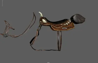 马鞍 鞍具 皮革马鞍