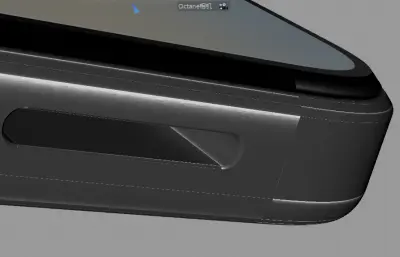 三星Galaxy z flip 8 手机C4D模型，OC渲染含贴图