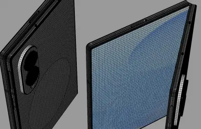 三星Galaxy z fold 8 wide手机C4D模型,已渲染含贴图