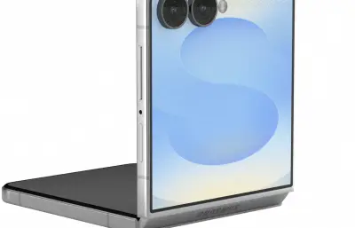 三星Galaxy z flip 8 手机C4D模型，OC渲染含贴图