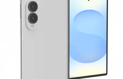 三星Galaxy z fold 8 wide手机C4D模型,已渲染含贴图