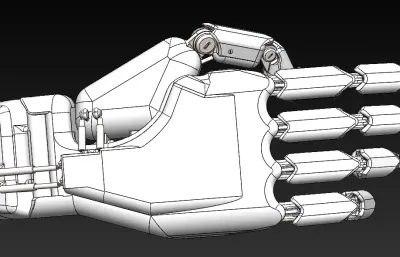 main robotique v2机械手掌结构