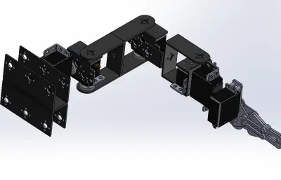 五自由度机械手结构