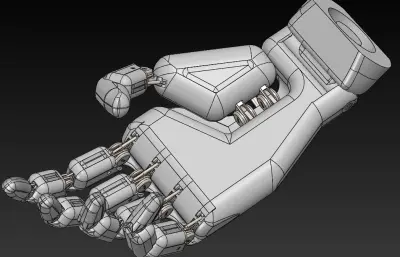 main robotique v2机械手掌结构