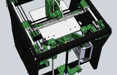 3d打印机step模型