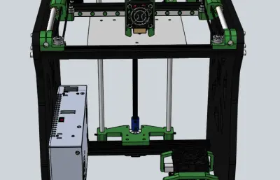 3d打印机step模型