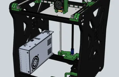 3d打印机step模型