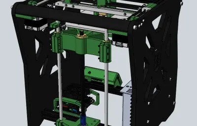 3d打印机step模型