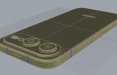 荣耀600手机外观3D模型