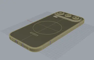 荣耀600 Pro手机3D模型