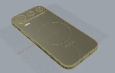 荣耀600 Pro手机3D模型