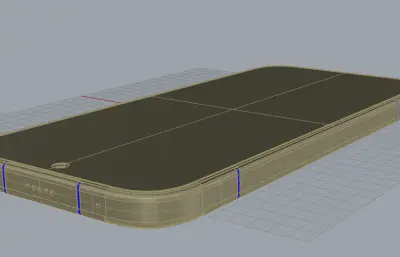 荣耀600手机外观3D模型