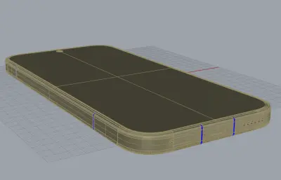 荣耀600手机外观3D模型