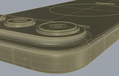 荣耀600 Pro手机3D模型