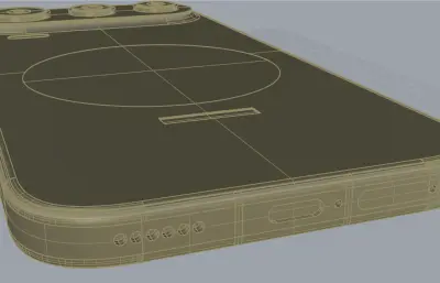 荣耀600 Pro手机3D模型